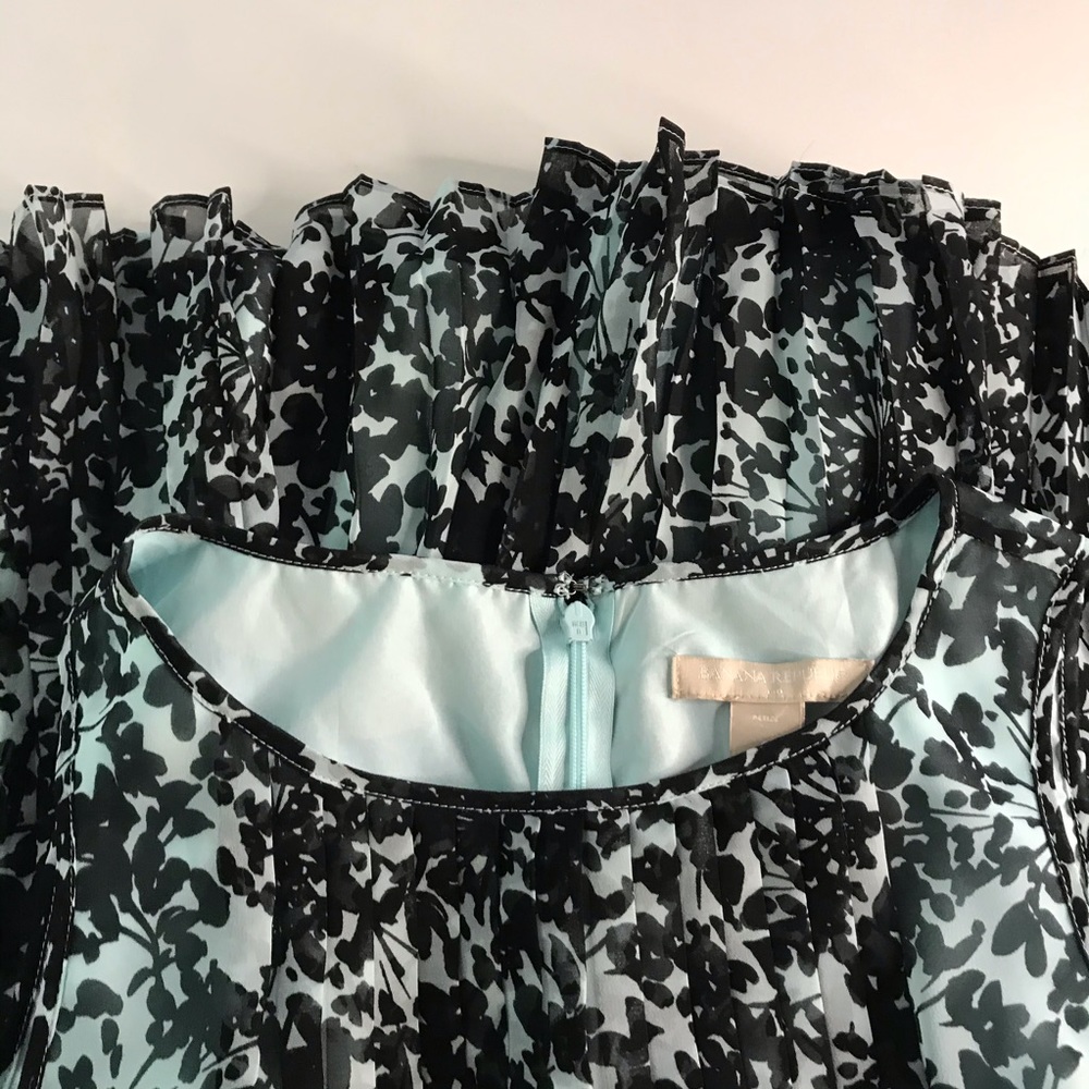 Banana Republic Dress Blue Black Sleeveless size 2 - Picture 14 of 14